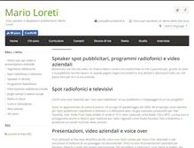 Tablet Screenshot of marioloreti.net